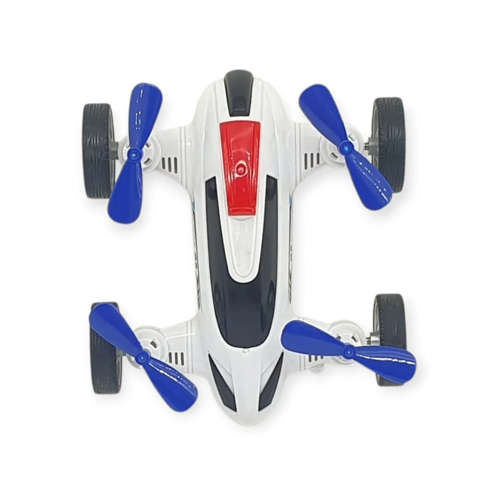 Sürtmeli Drone Araba Hareketli Pervane - Beyaz - 1 ADET