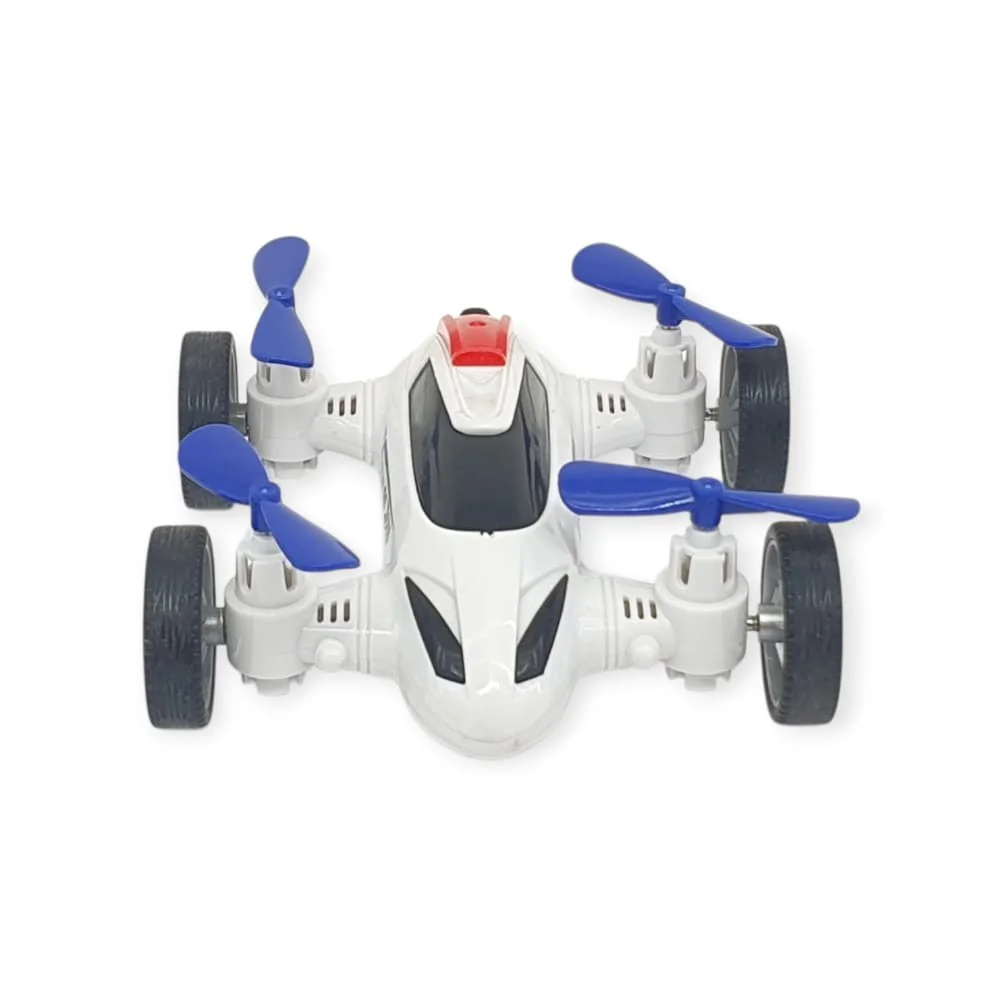 Sürtmeli Drone Araba Hareketli Pervane - Beyaz - 1 ADET