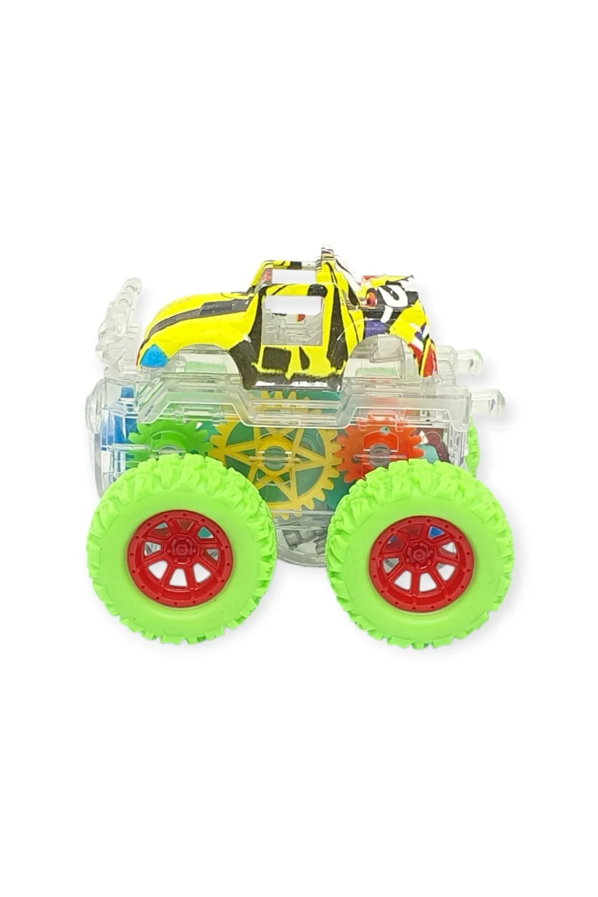 Sürtmeli Işıklı Off-Road Aracı - 7310 - Yeşil (Lisinya)
