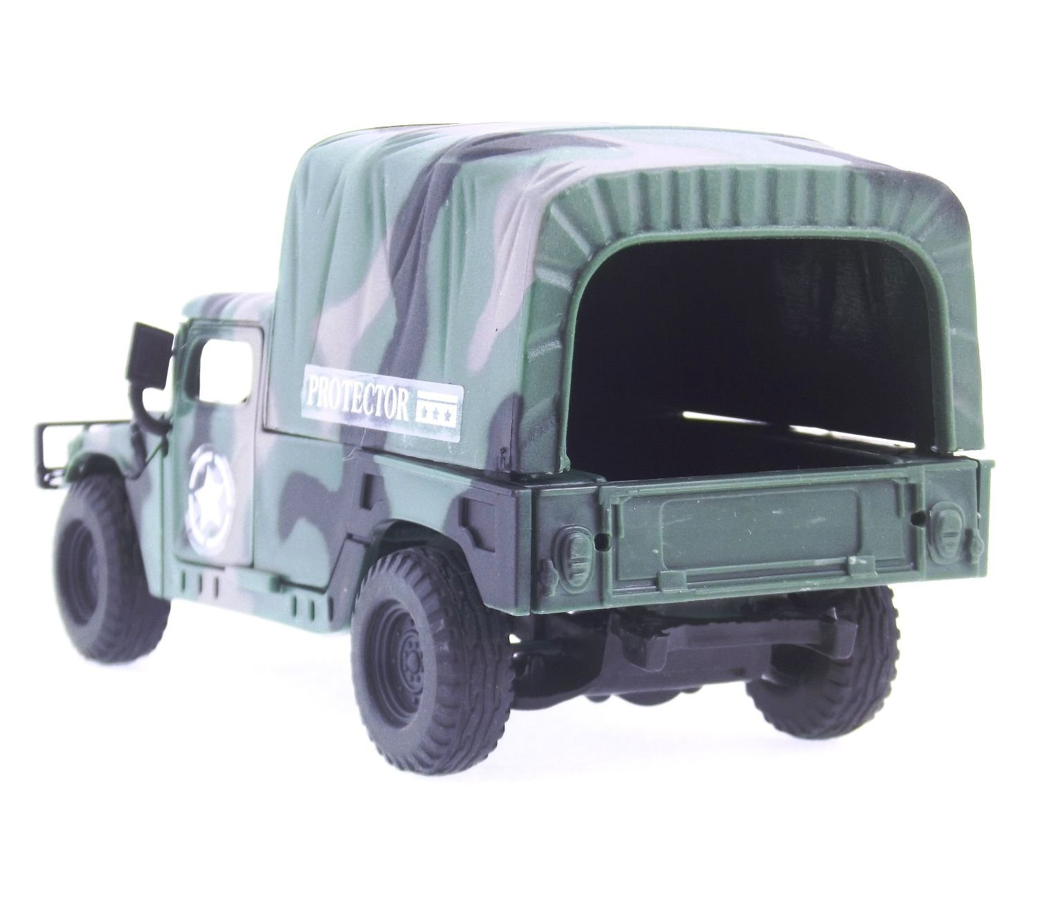 Sürtmeli Kamuflajlı Askeri Kamyon