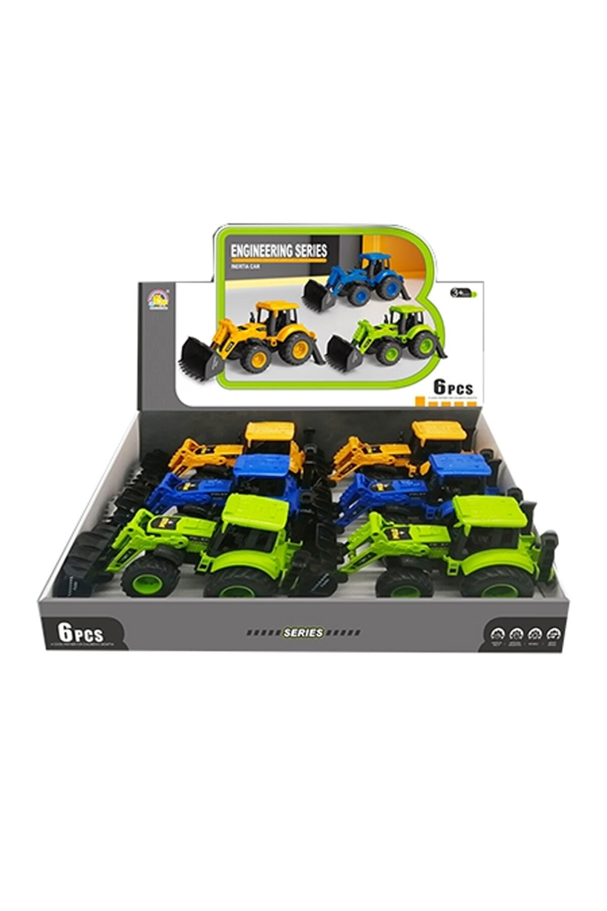 Oyuncak Store Sürtmeli Kepçeli Traktör 22 Cm