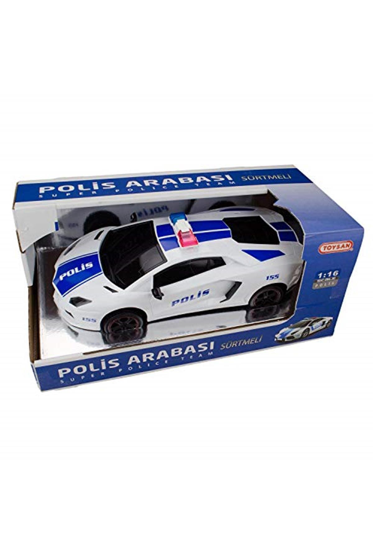 Oyuncak Store Sürtmeli Polis Arabası 1:16