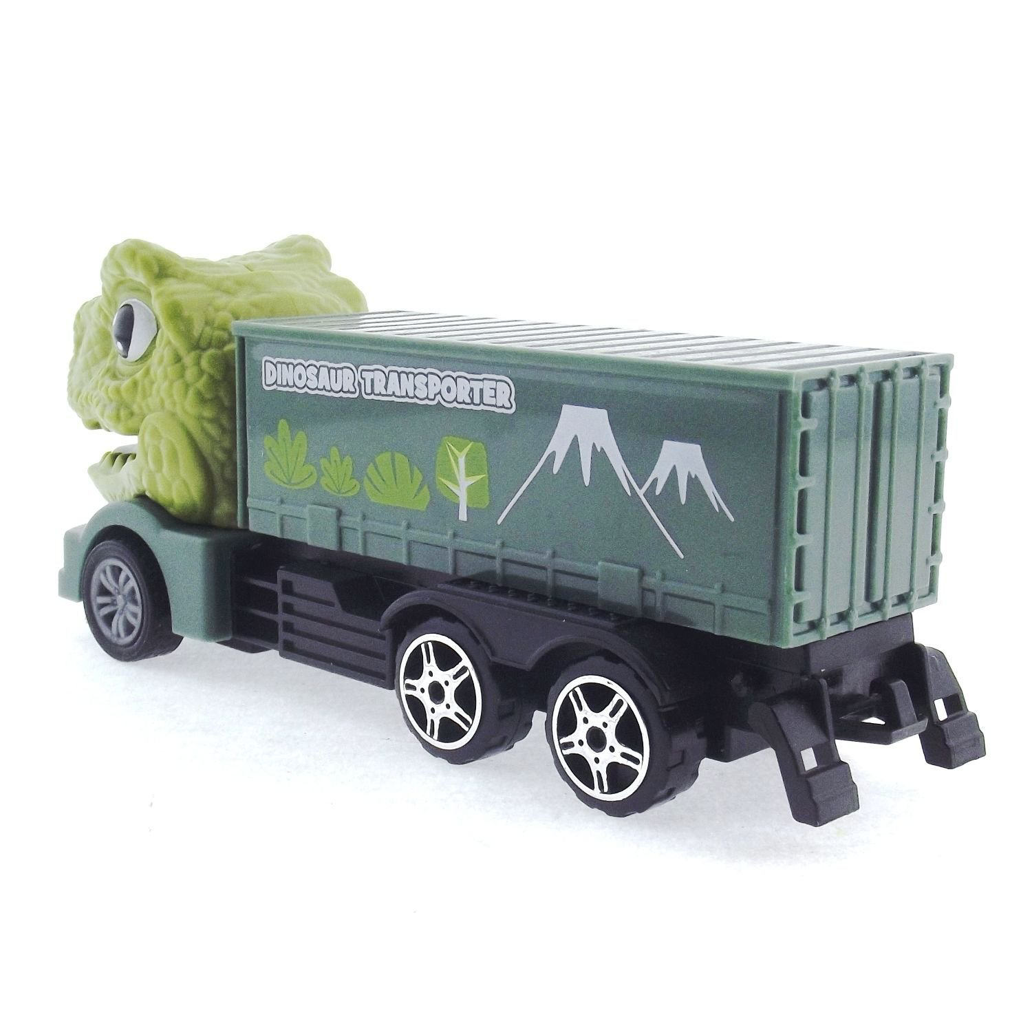 Sürtmeli T-Rex Kafalı Mini Konteynır Tır Sürtmeli T-Rex Kafalı Mini Konteynır Tır