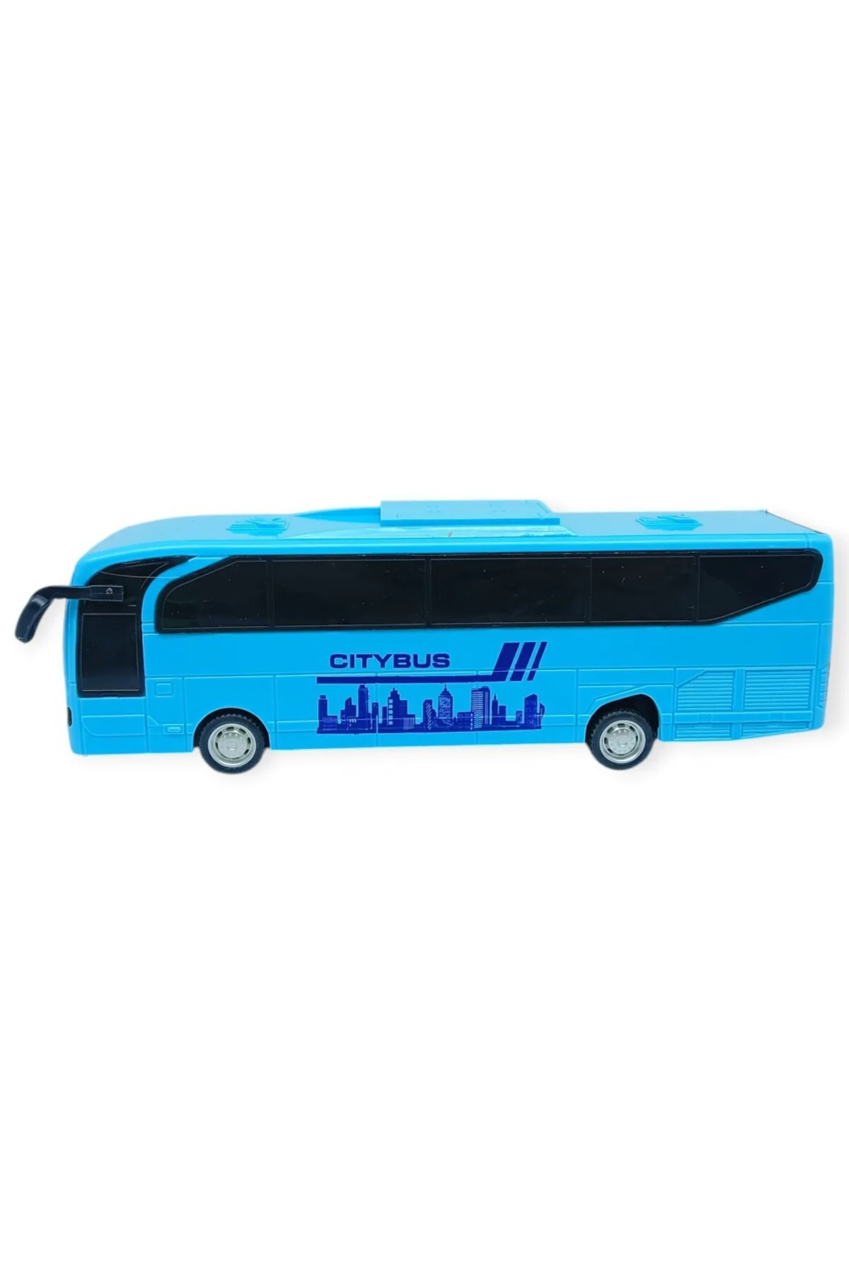 Sürtmeli Tur Otobüsü - 23 cm - Mavi (Lisinya)