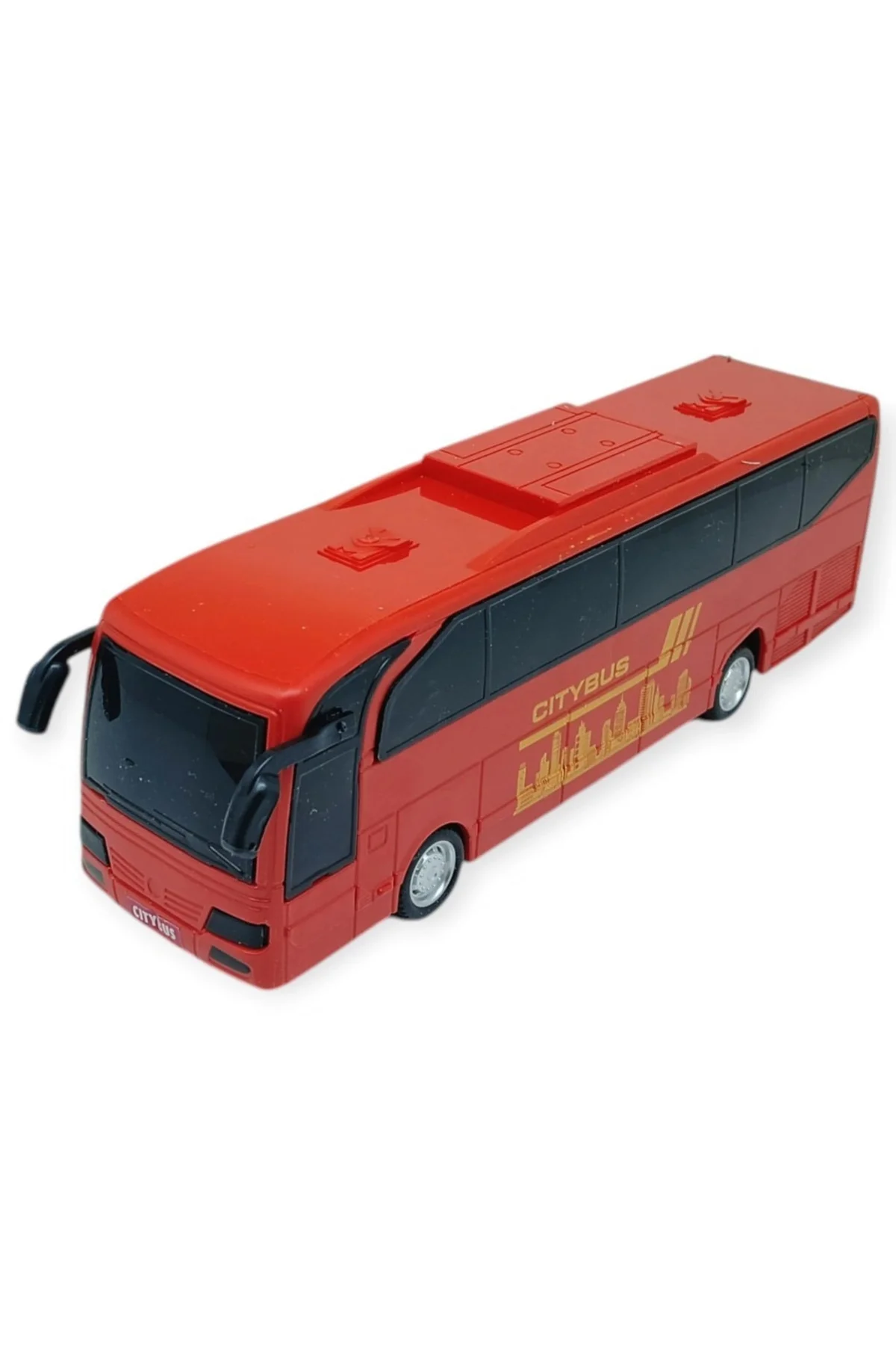 Sürtmeli Tur Otobüsü - 23 cm - Kırmızı - 1 ADET