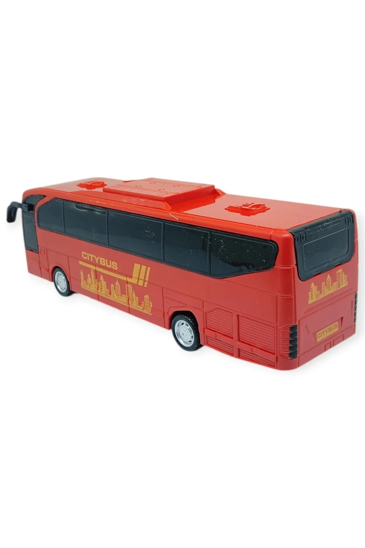 Sürtmeli Tur Otobüsü - 23 cm - Kırmızı - 1 ADET