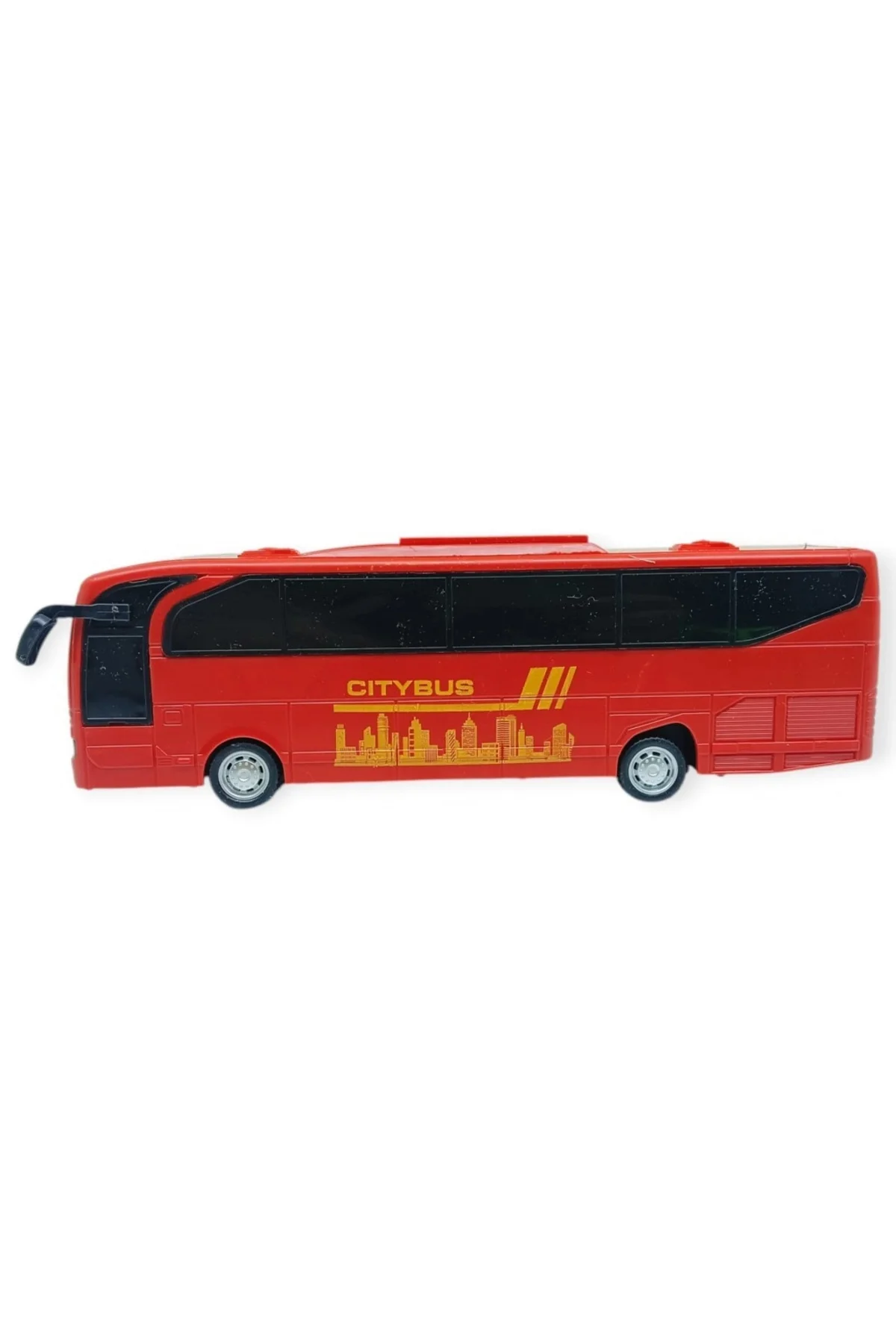 Sürtmeli Tur Otobüsü - 23 cm - Kırmızı - 1 ADET
