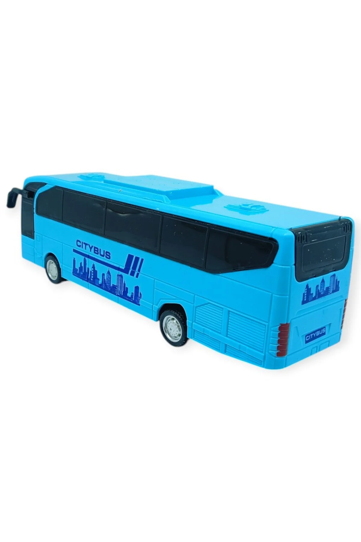 Sürtmeli Tur Otobüsü - 23 cm - Mavi (Lisinya)