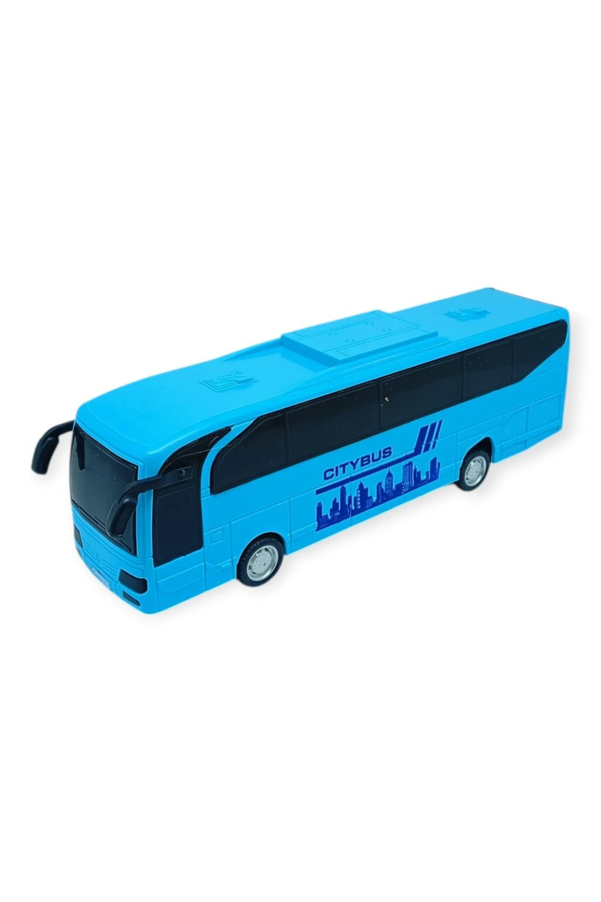Sürtmeli Tur Otobüsü - 23 cm - Mavi (Lisinya)