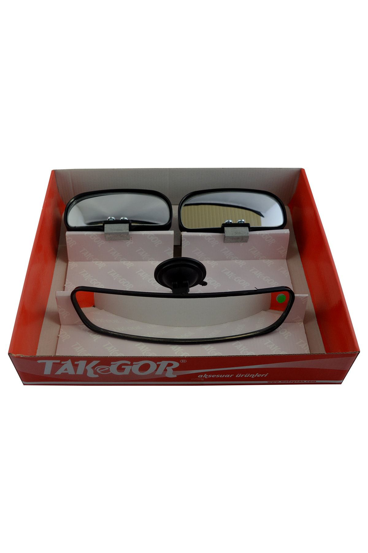 Sürücü Kursu Eğitmen Ayna Seti 2 1 Siyah