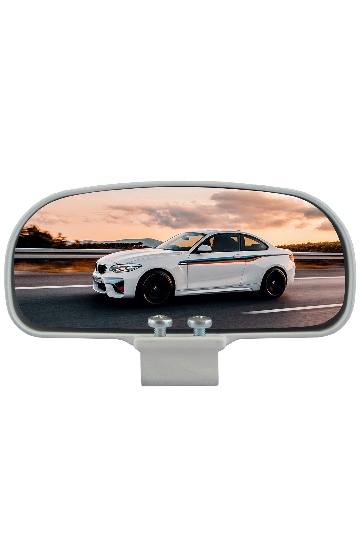 Sürücü Kursu Eğitmen Ayna Seti 2 1 Beyaz