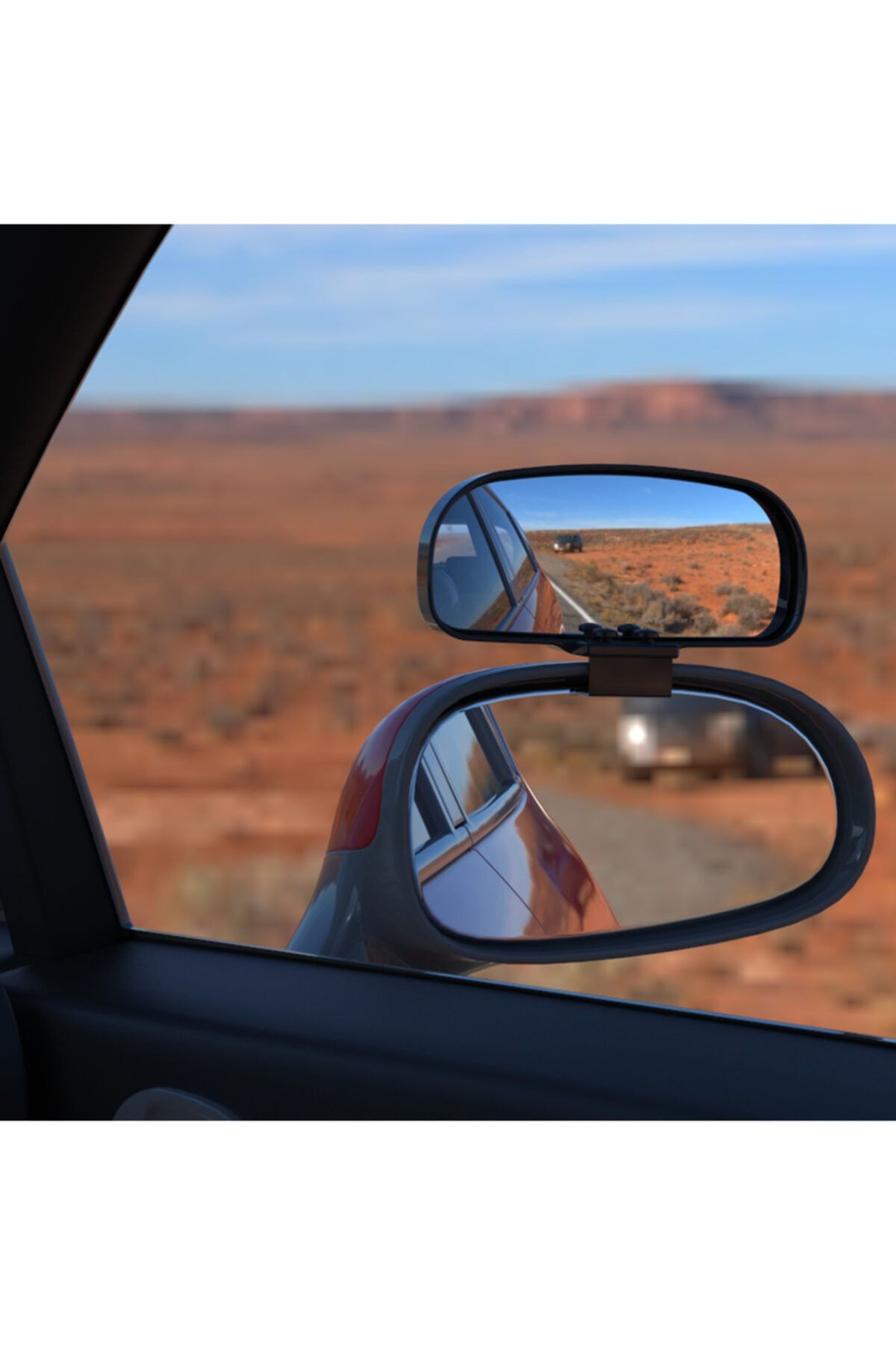 Sürücü Kursu Kör Nokta Aynası 14x8 Cm Mavi