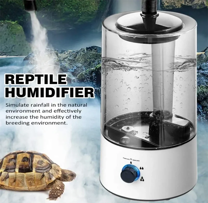 Sürüngen Teraryumu Nemlendirici Sis Makinesi - Ultrasonik Otomatik Buhar Üretici | Bukalemun, İguana, Gecko İçin Fiyatı, Yorumları ve Özellikleri