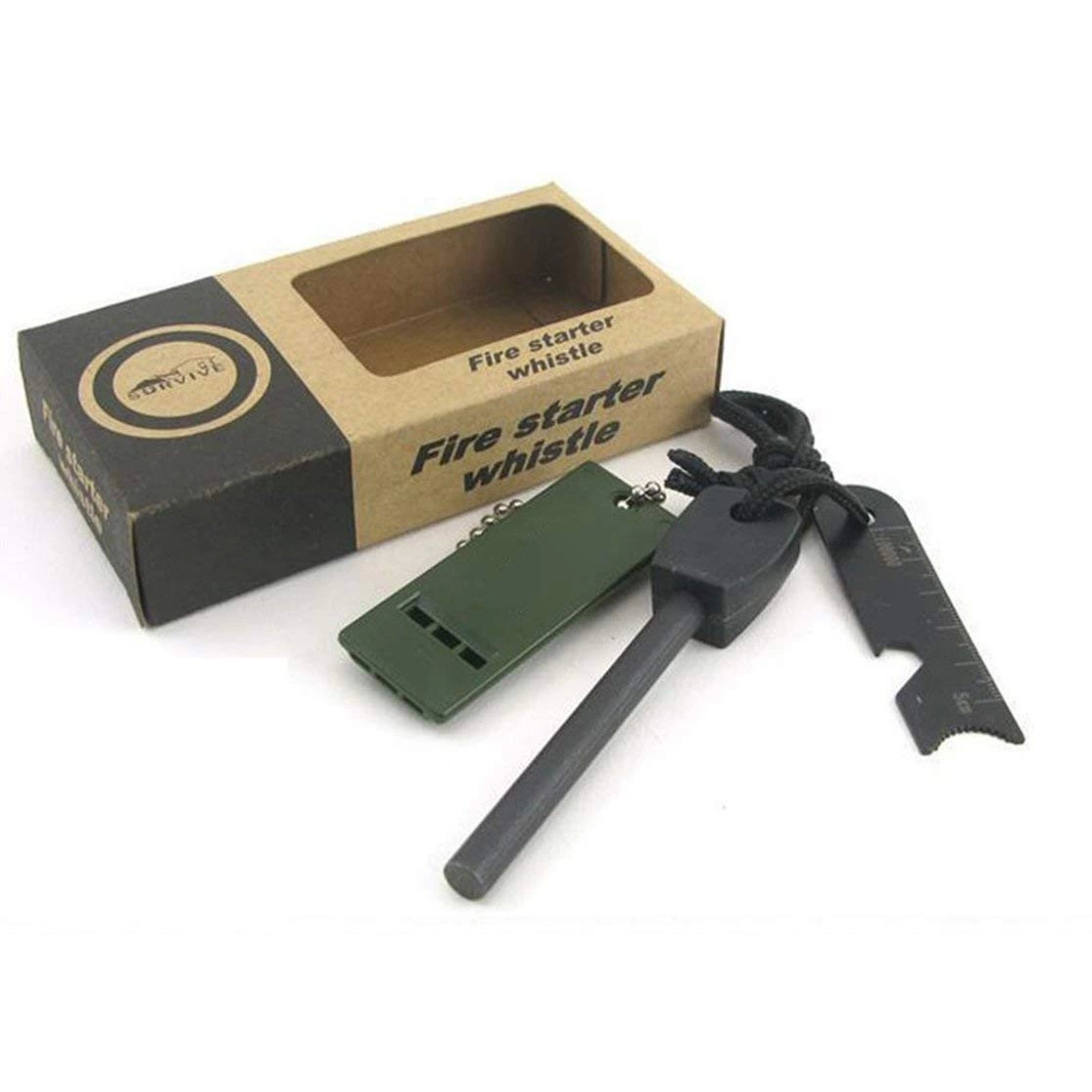 Just Cheap Store Survive Magnezyum Çubuğu Ateş Başlatıcı Çakmak Taşı