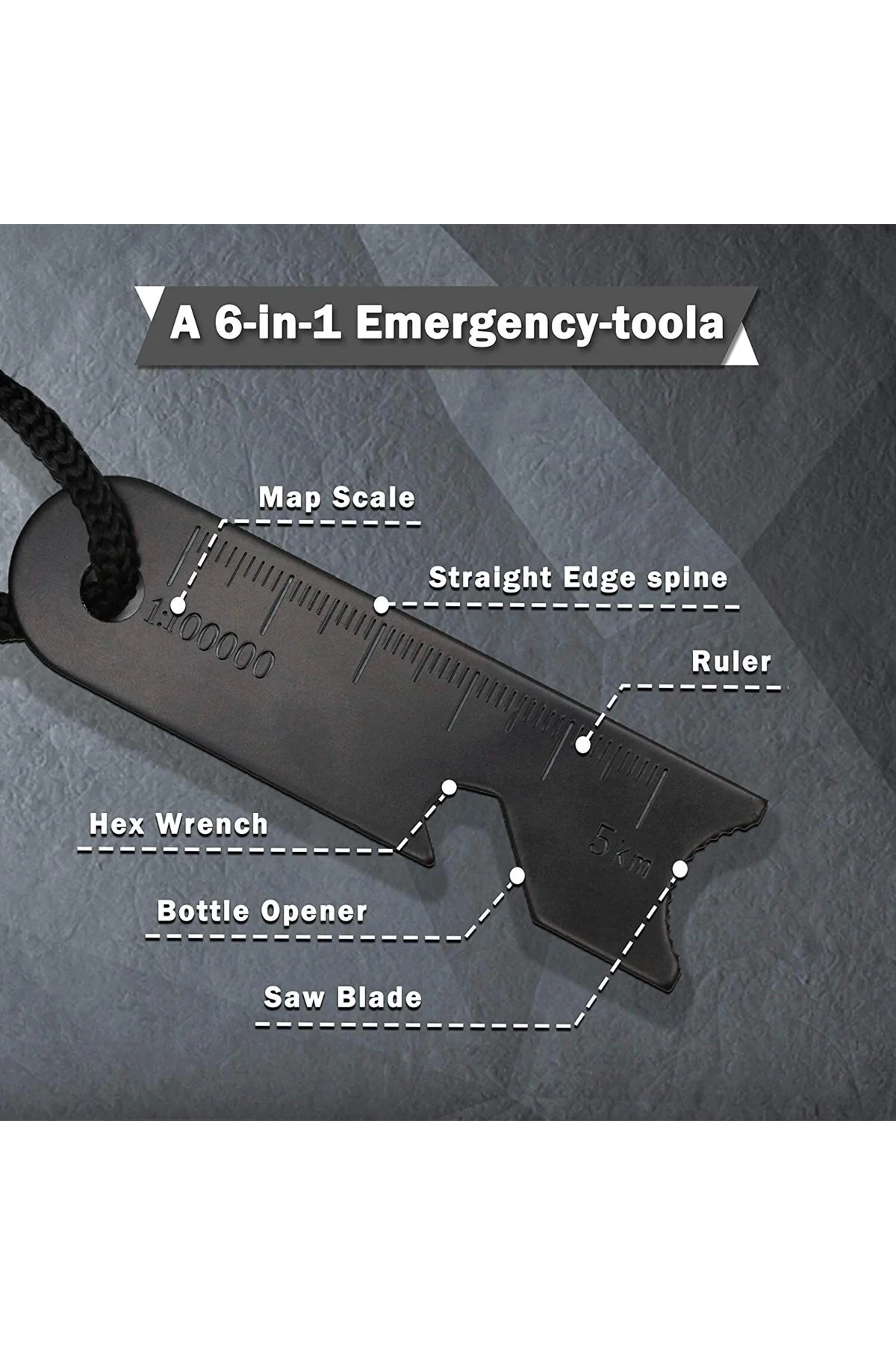 Survive Magnezyum Çubuğu Ateş Başlatıcı Çakmak Taşı - Lisinya