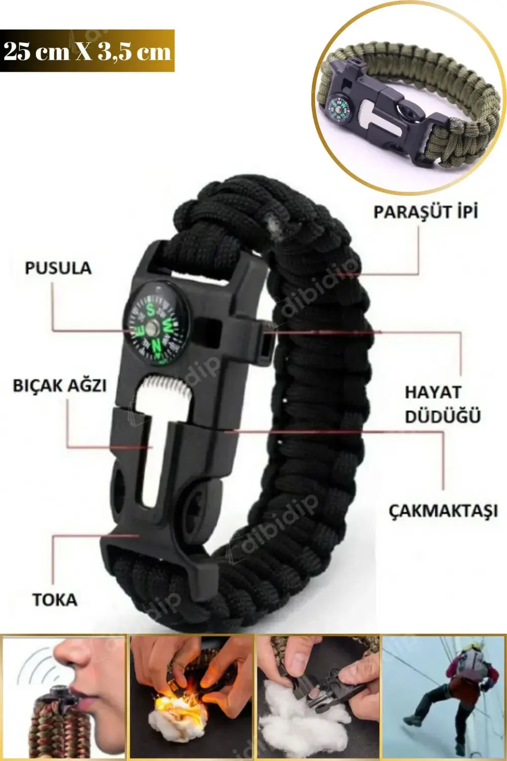 🏕️SURVIVOR KAMP BİLEKLİĞİ