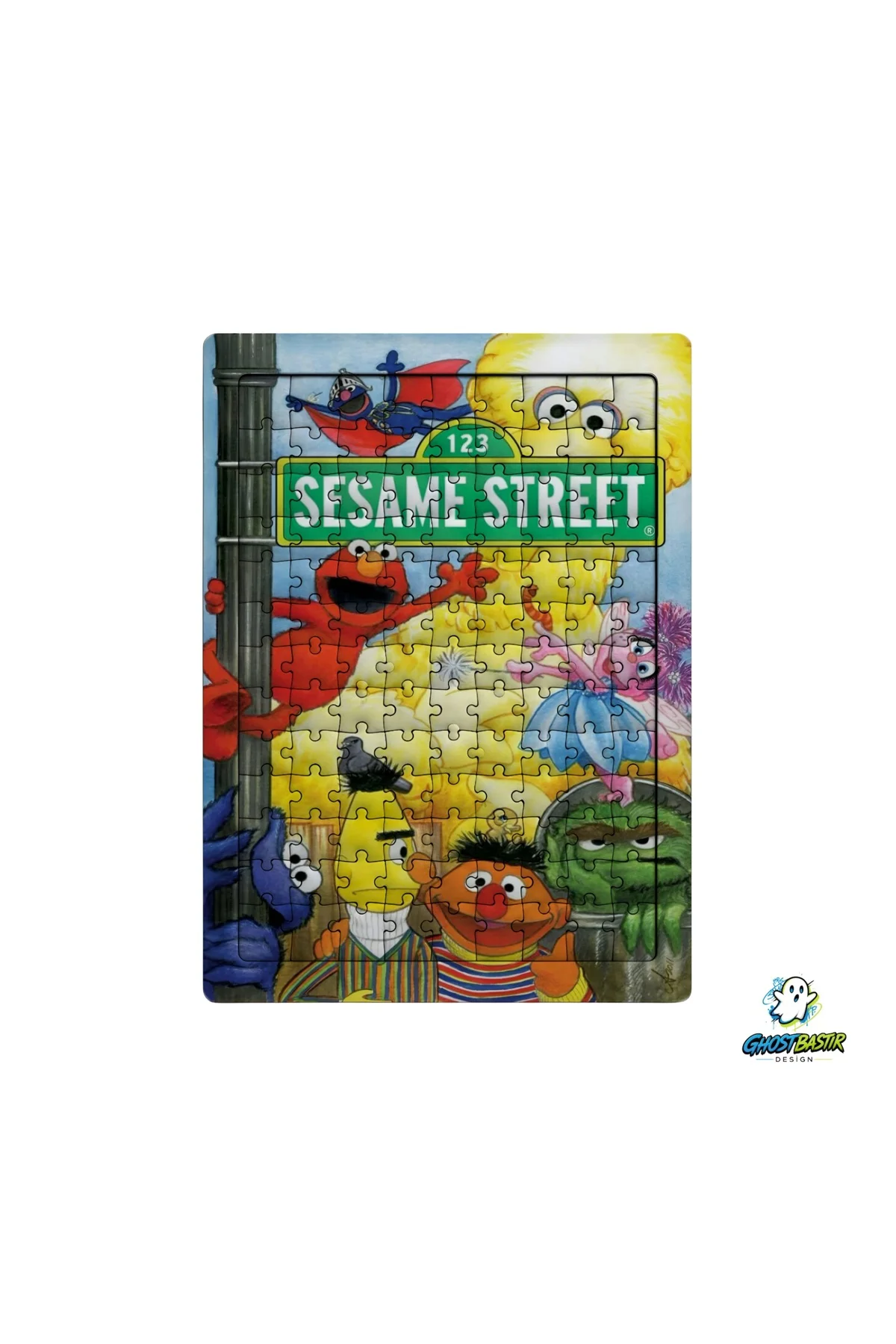 Susam Sokağı 99 Parça Ayaklı Puzzle – Dekoratif Çocuk Yapbozu 0196