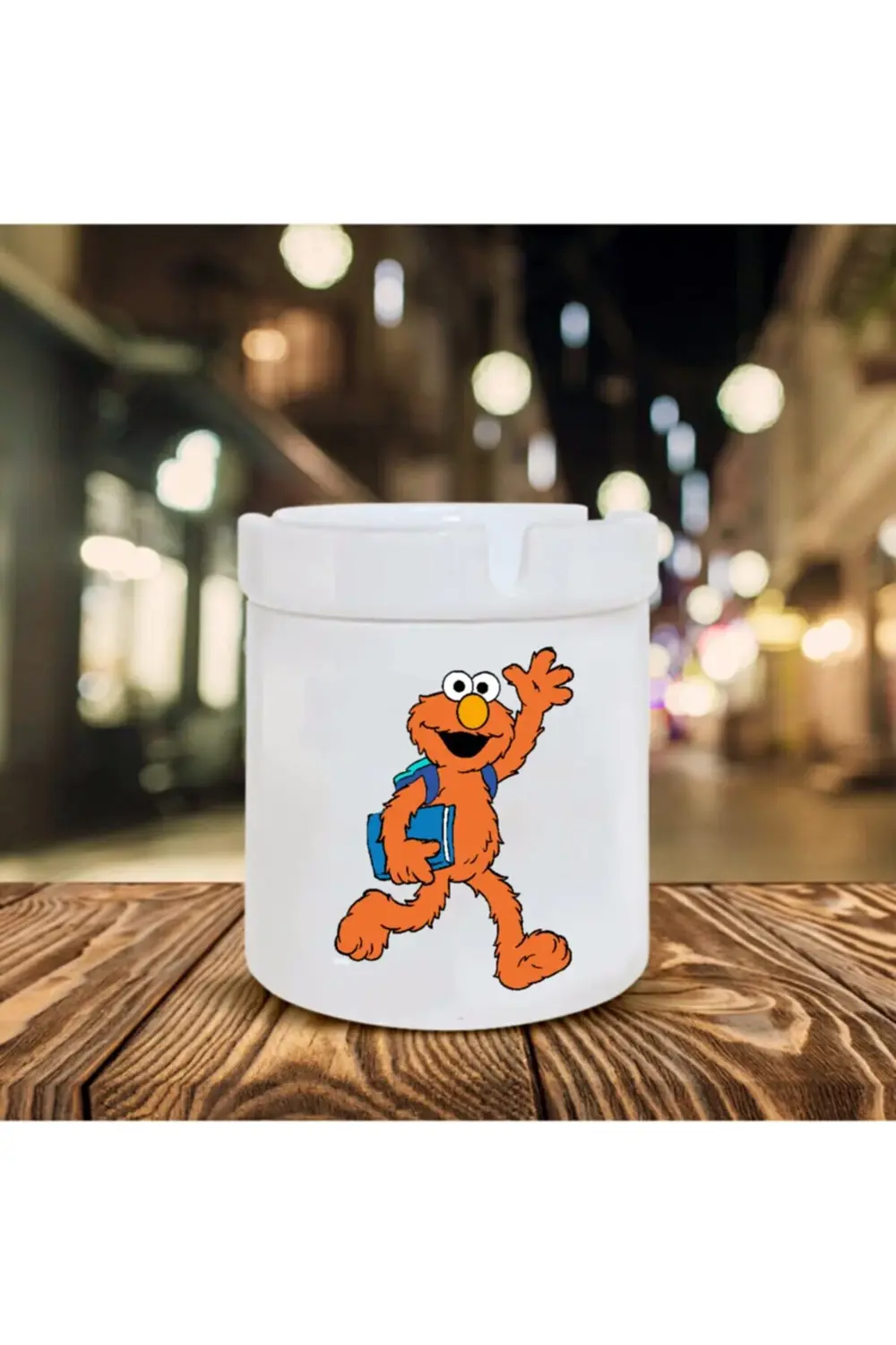 Susam Sokağı Elmo Seramik Küllük