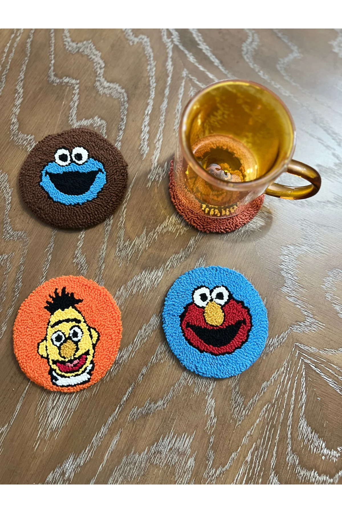 Susam Sokağı Punch Bardak Altlığı Seti