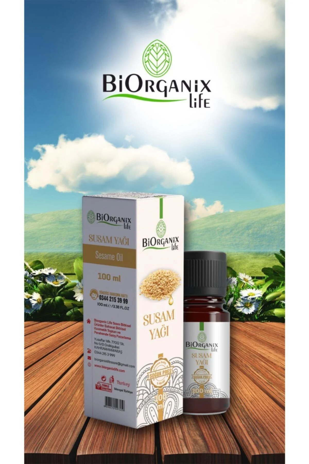 Susam Yağı Soğuk Pres 100 Ml