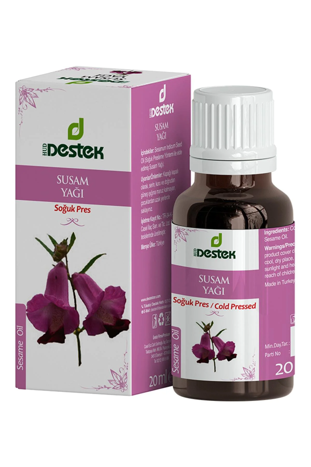 Susam Yağı Soğuk Pres 20 ml