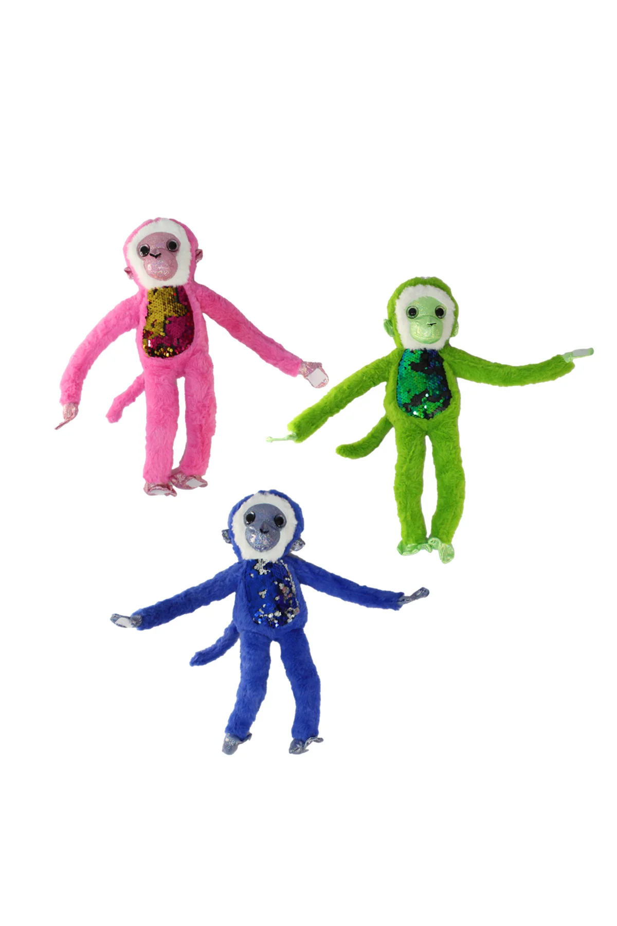 Süslü Maymunlar Peluş Oyuncak 45 cm 1 adet