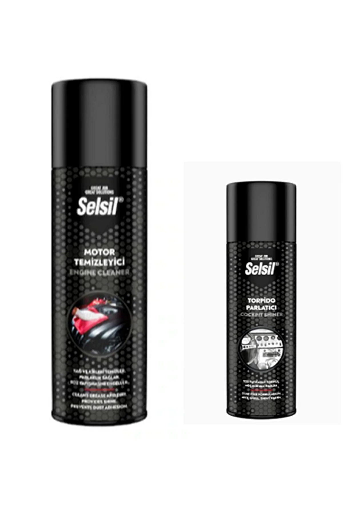 Susuz Motor Temizleme Spreyi 500 ml, Torpido Parlatıcı 200 ml Fiyatı, Yorumları ve Özellikleri