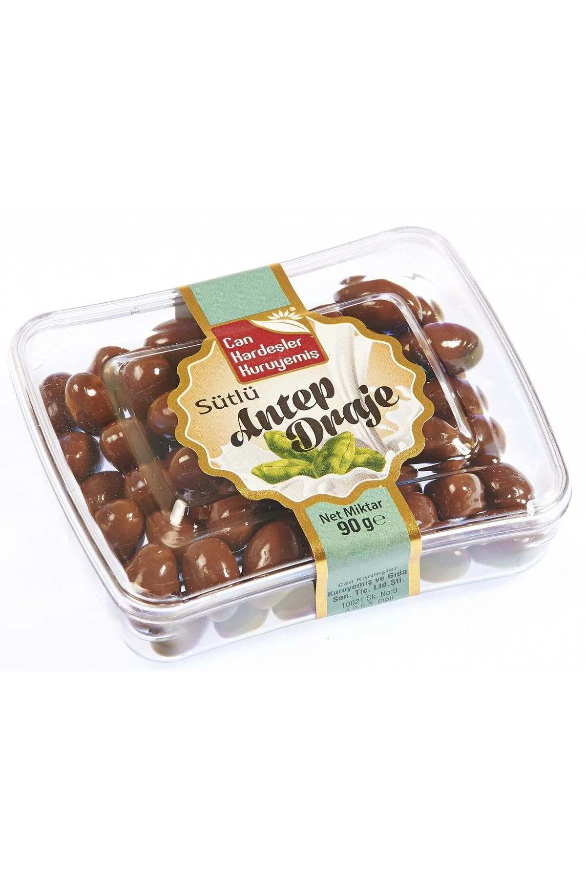 Sütlü Antep Fıstıklı Draje 90 g Sütlü Antep Fıstıklı Draje 90 g