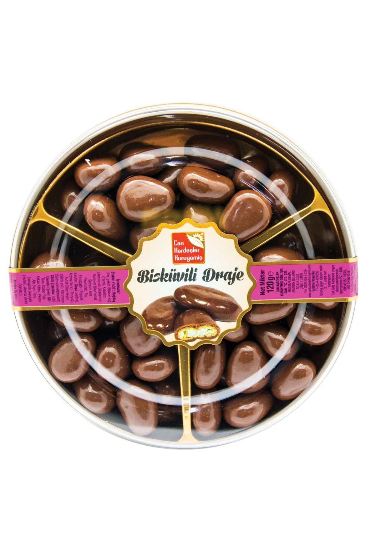 Sütlü Bisküvili Draje 120 g Sütlü Bisküvili Draje 120 g