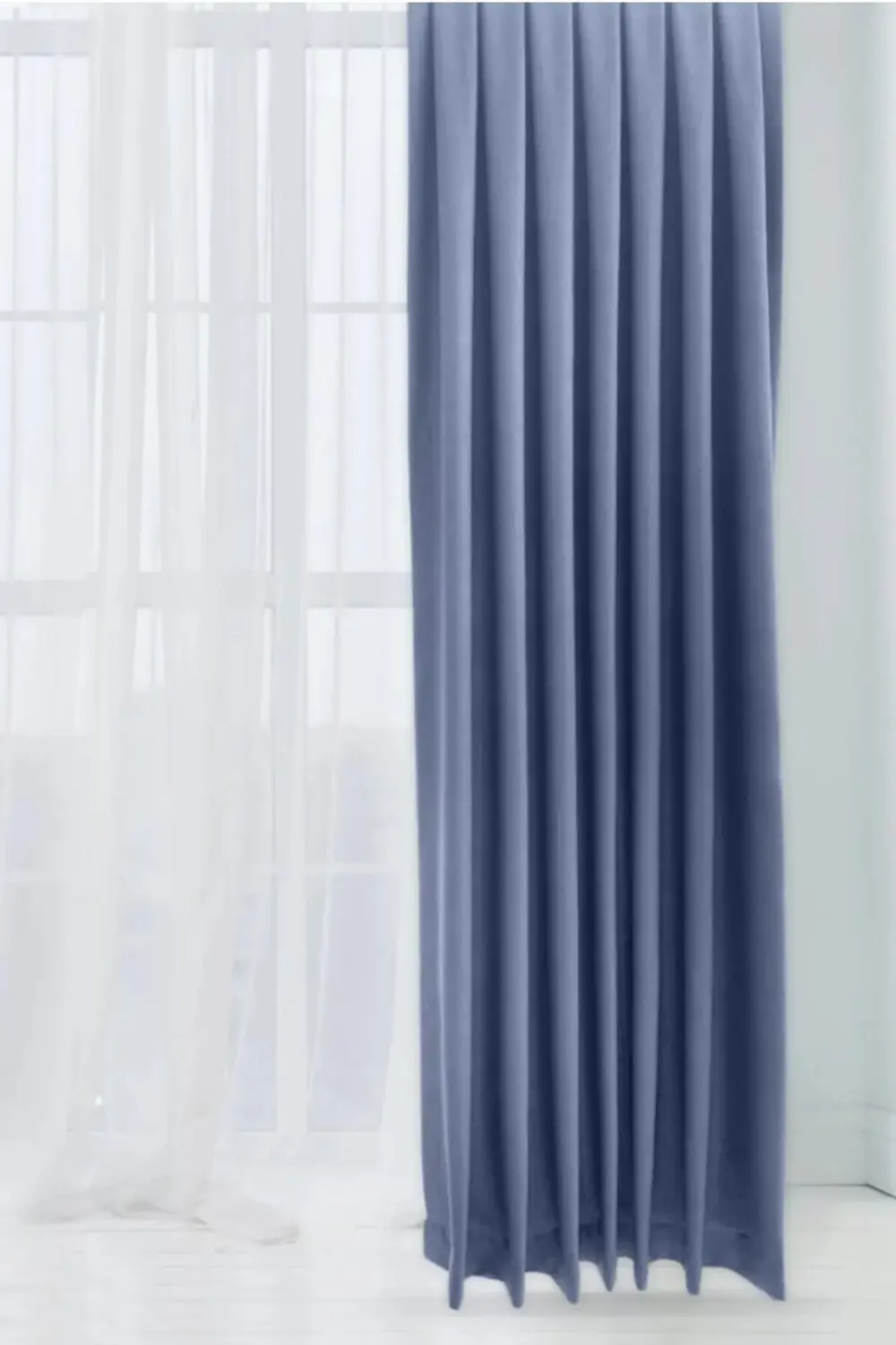 Sütlü Kahve Şık Doğal Keten Fon Perde - Tek Kanat ve Bağlama Kolu