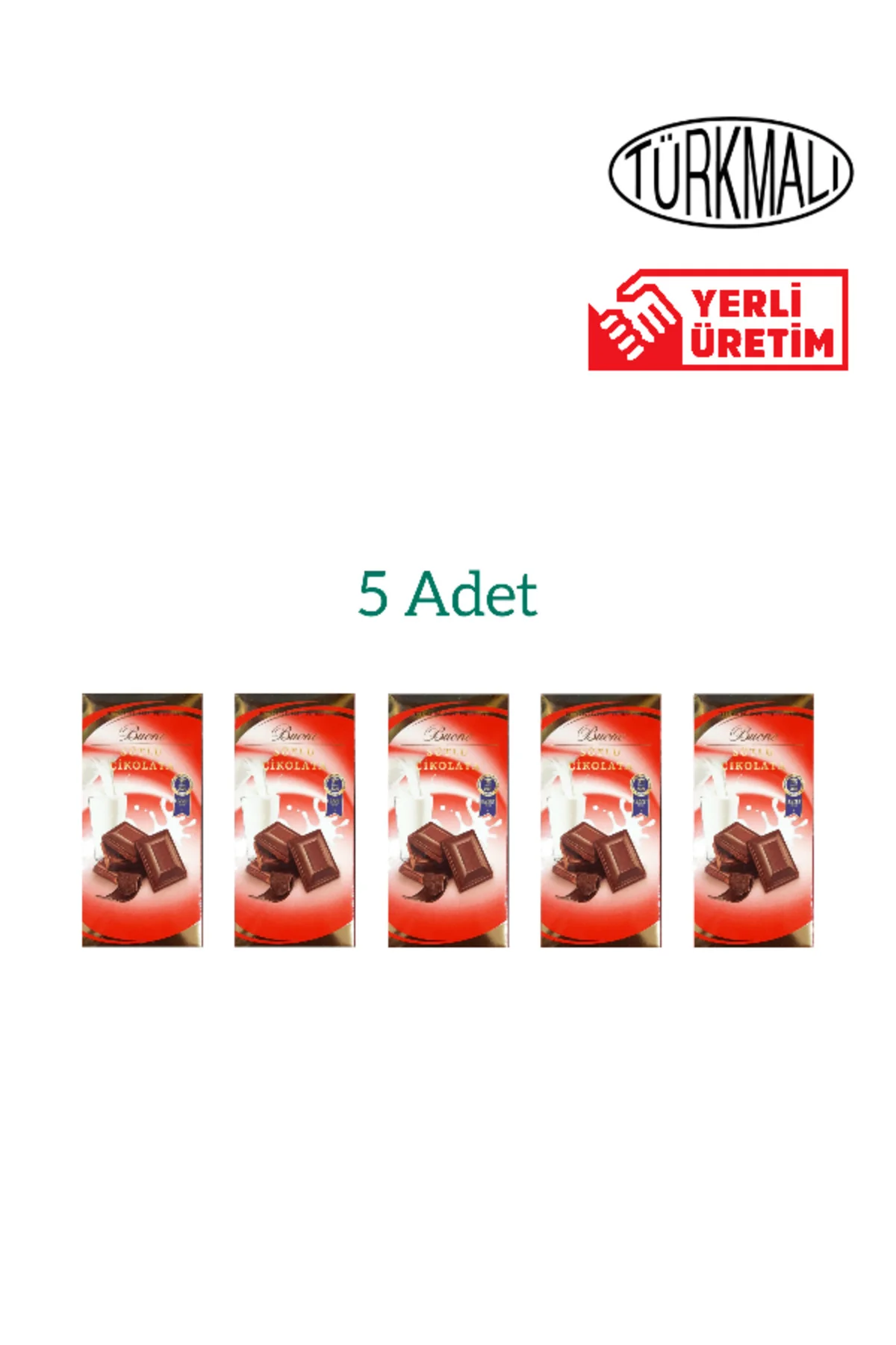SÜTLÜ TABLET ÇİKOLATA 80 GR 5 Lİ PAKET
