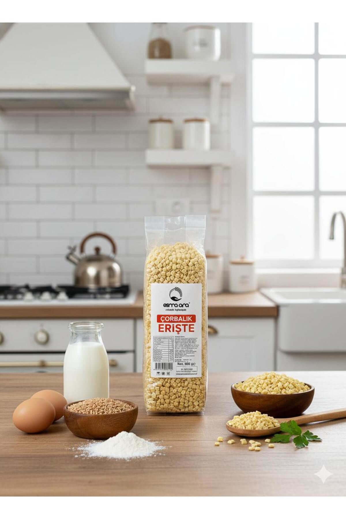 Sütlü Yumurtalı Çorbalık Erişte 500 gr