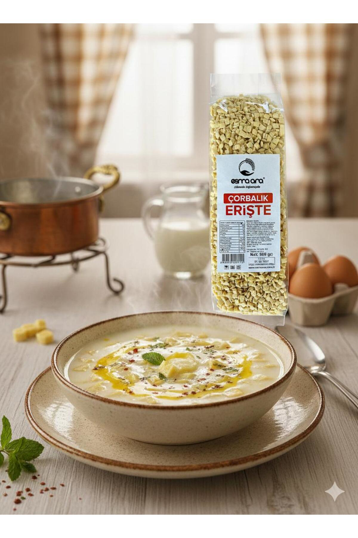 Sütlü Yumurtalı Çorbalık Erişte 500 gr