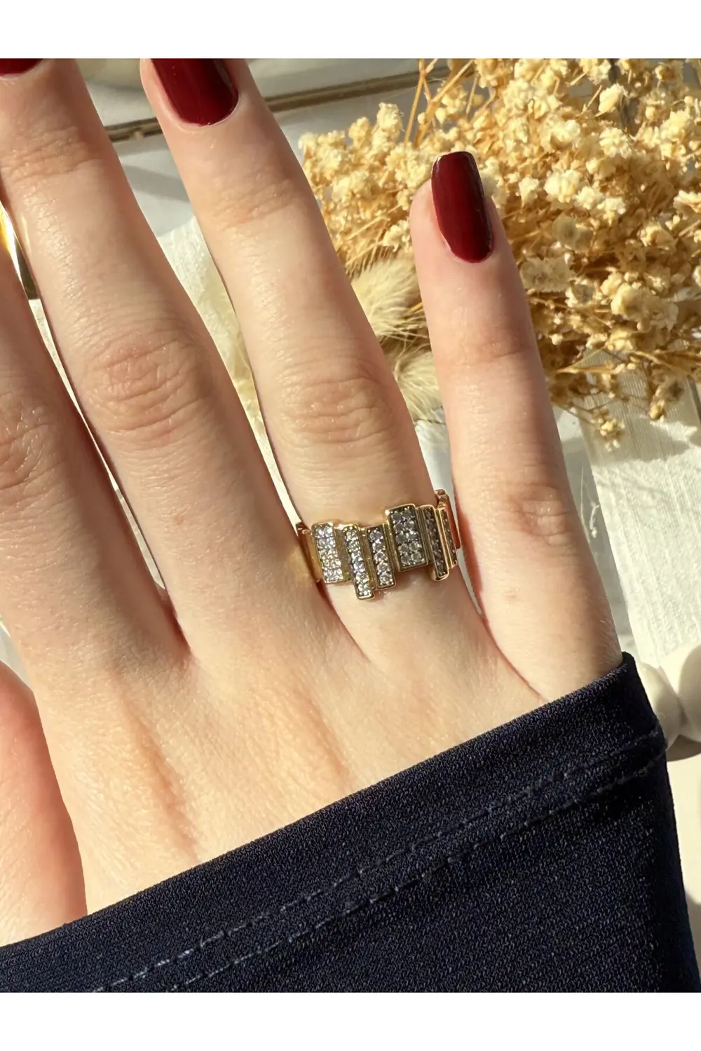 Atelier Emine Sütun Tasarım Yüzük