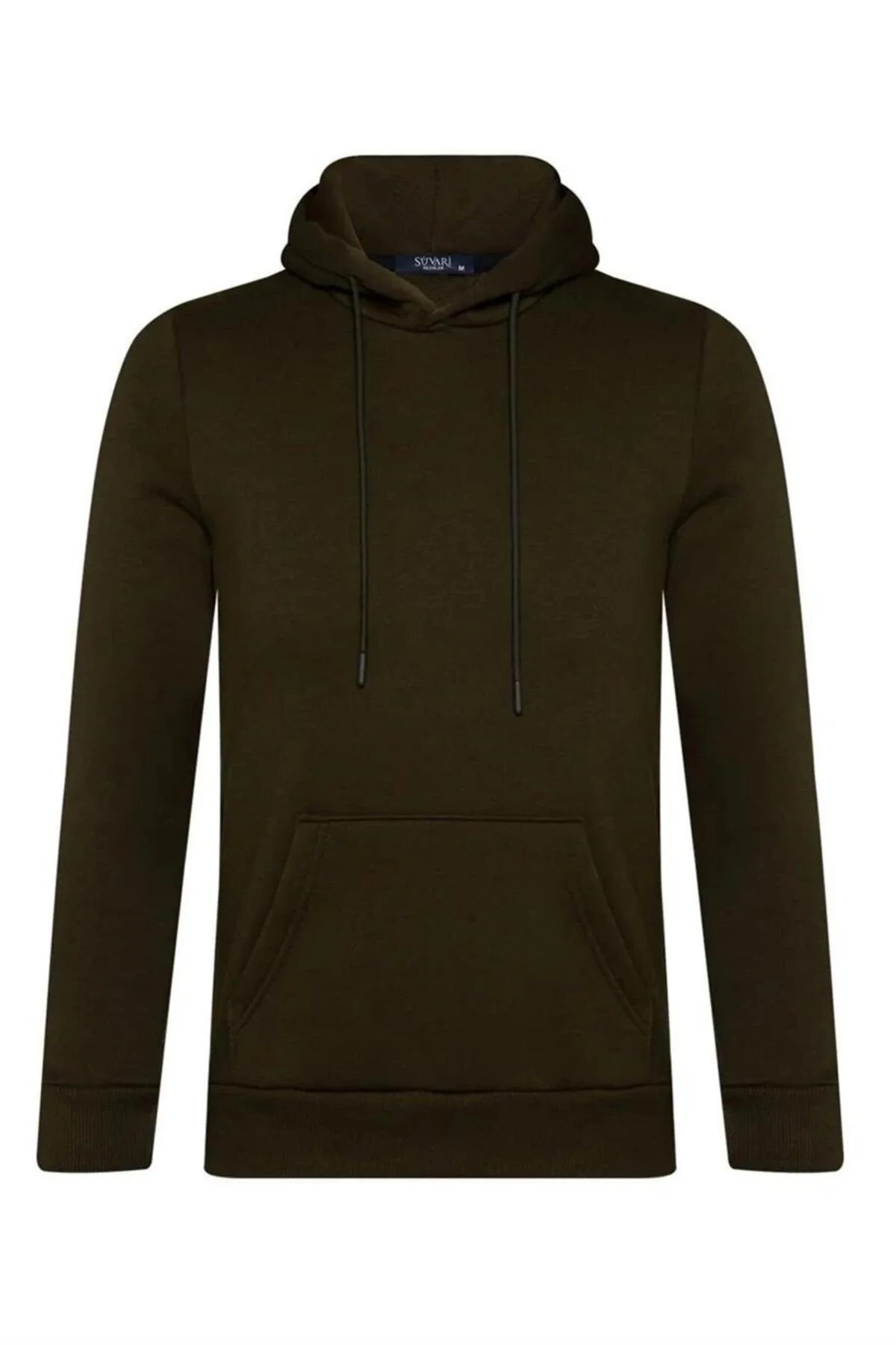 Süvari Kapüşonlu Yaka Regular Kalıp Düz Koyu Yeşil Sweatshirt Süvari Kapüşonlu Yaka Regular Kalıp Düz Koyu Yeşil Sweatshirt
