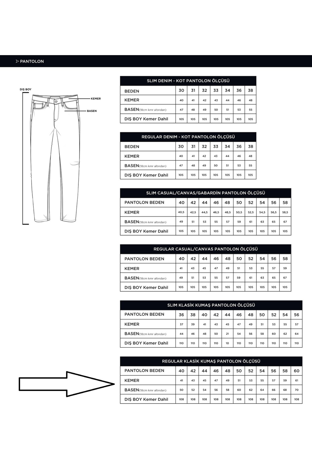 Süvari Süvari Rahat Kalıp Siyah Esnek Kumaş Pantolon