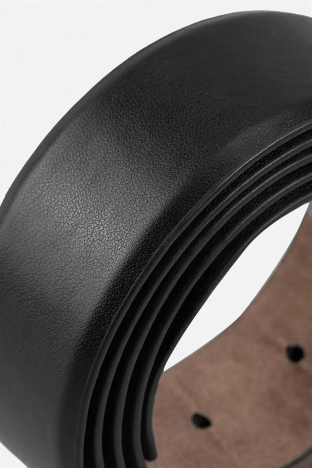 Süvari Siyah Deri Kemer