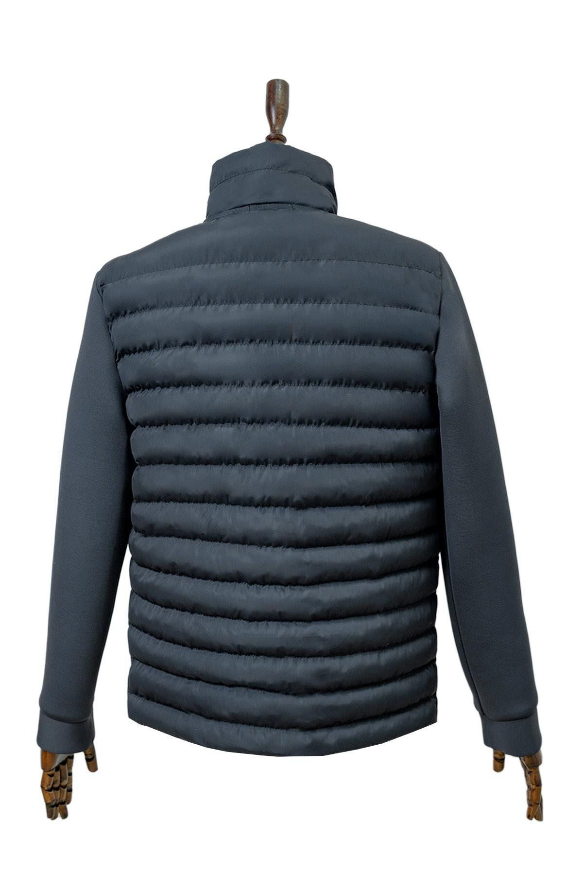 Süvari Süvari Slim Fit Dolum Lacivert Erkek Mont