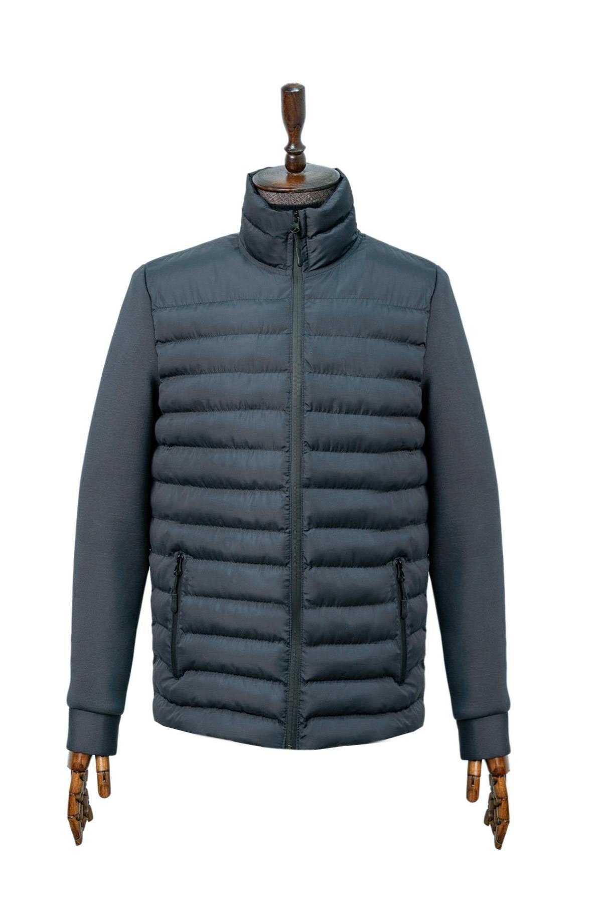 Süvari Süvari Slim Fit Dolum Lacivert Erkek Mont