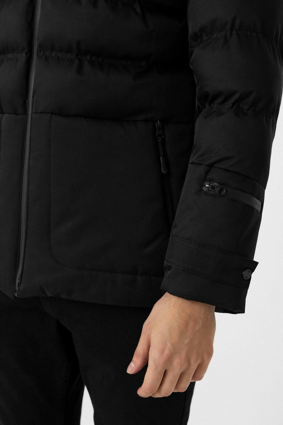 Süvari Süvari Slim Fit Siyah Dolum Mont