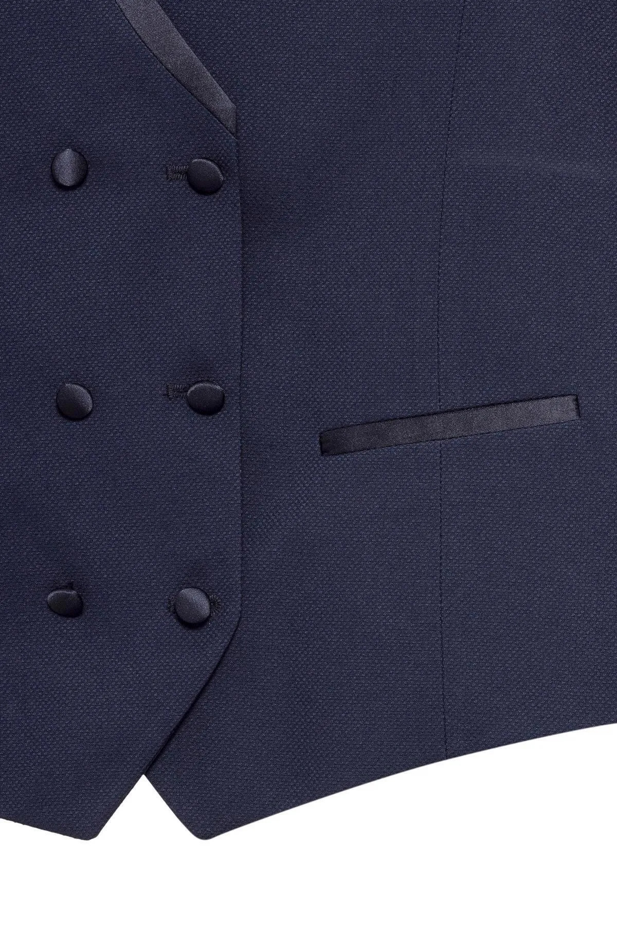 Süvari Slimfit Armürlü Smokin Takım Elbise