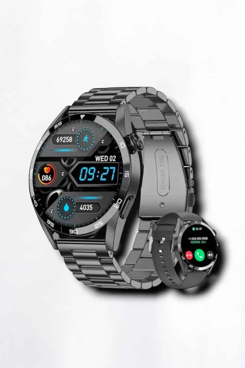 Suya Dayanıklı Akıllı Saat - Bluetooth 5.0, Sesli Asistan ve Gelişmiş Sağlık Takibi