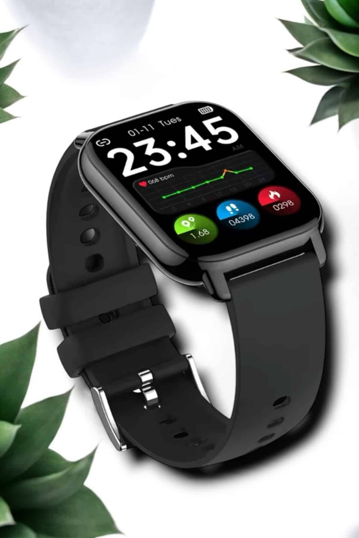 Suya Dayanıklı Bluetooth Akıllı Saat GPS, Adımsayar, Nabız & Sağl