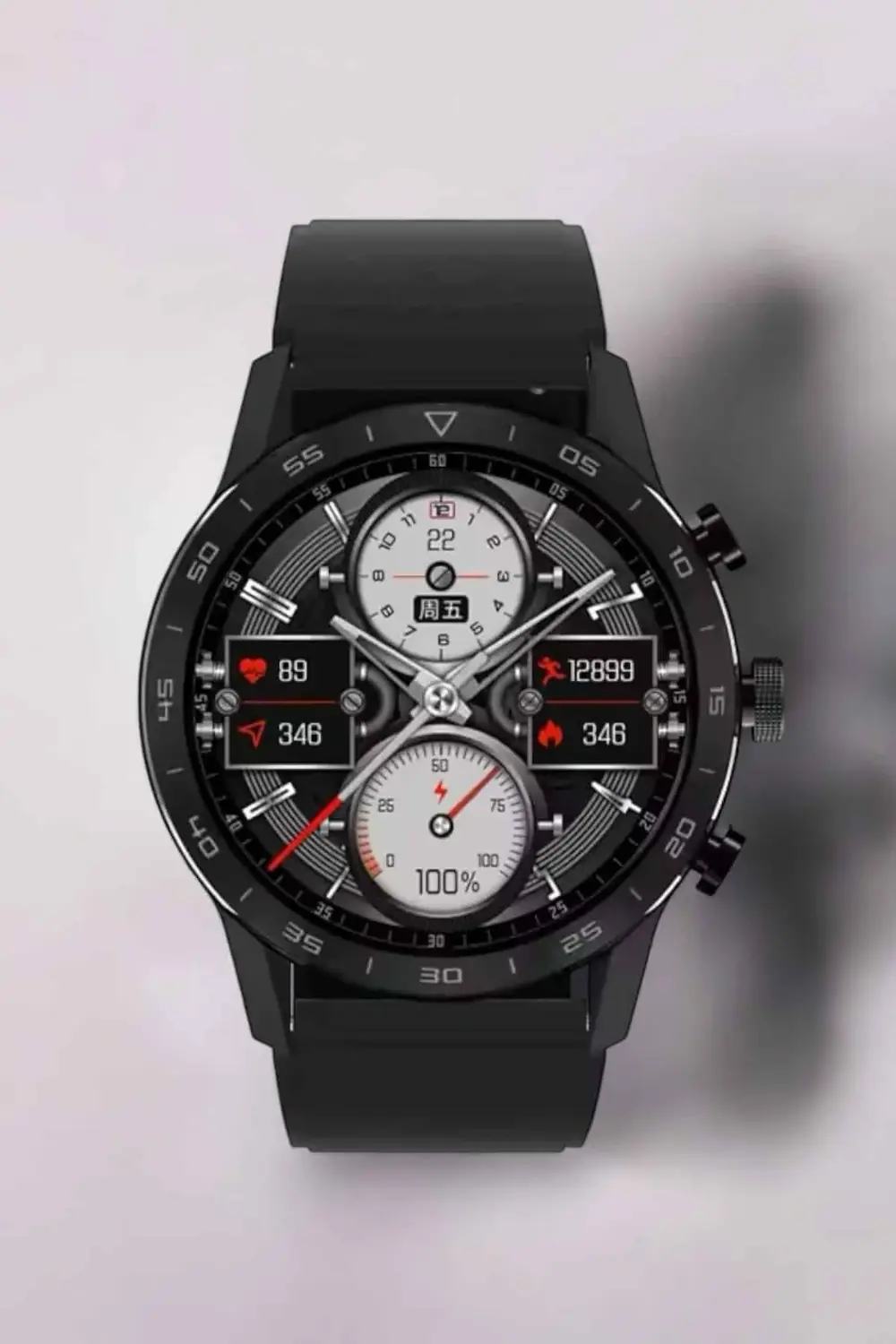 Suya Dayanıklı Dokunmatik Akıllı Saat Bluetooth 5.0, Sesli Asista