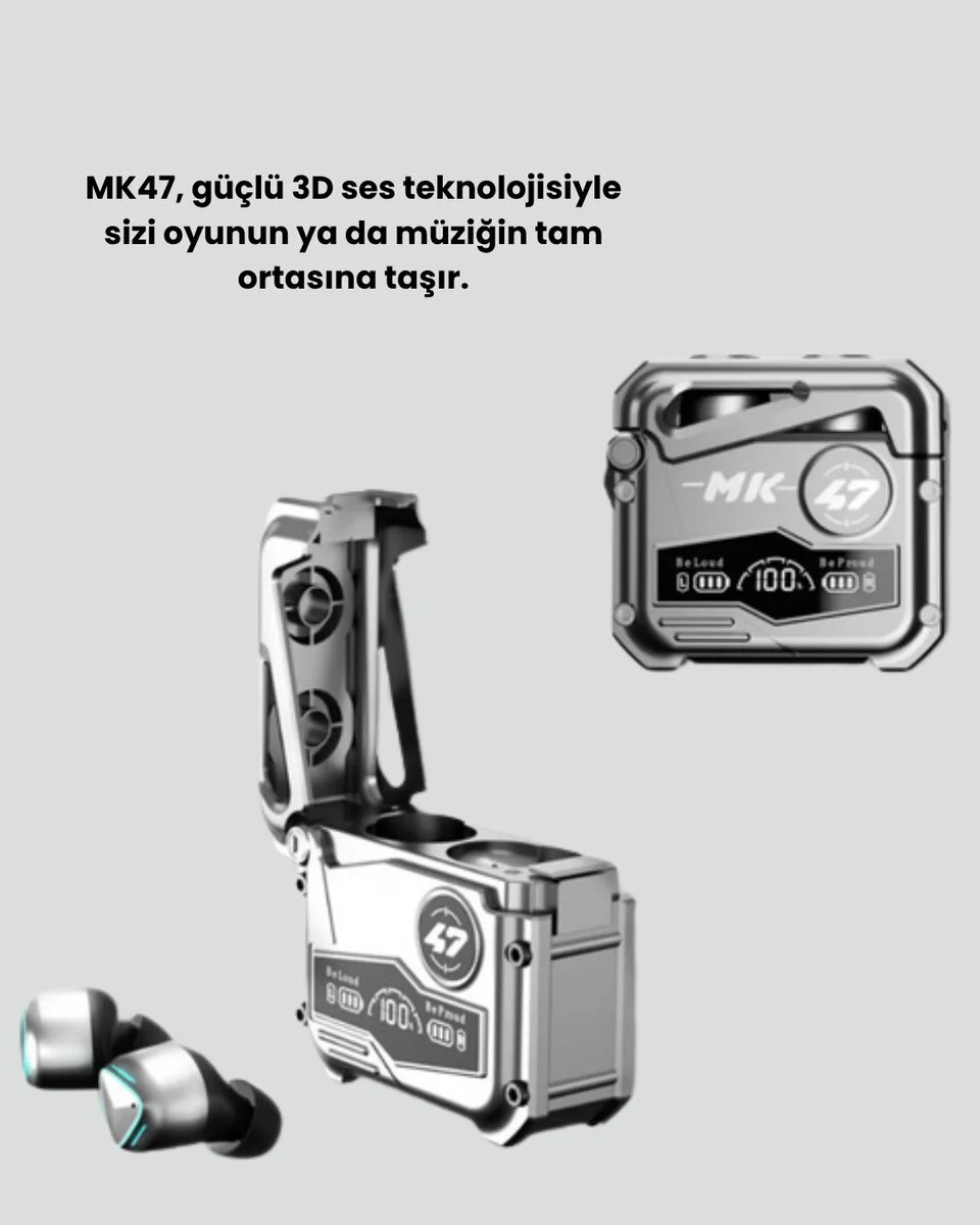 Suya Dayanıklı Kablosuz Kulak İçi Kulaklık – IPX5, 20 Saat Pil Ömrü, Ergonomik 45° Tasarım