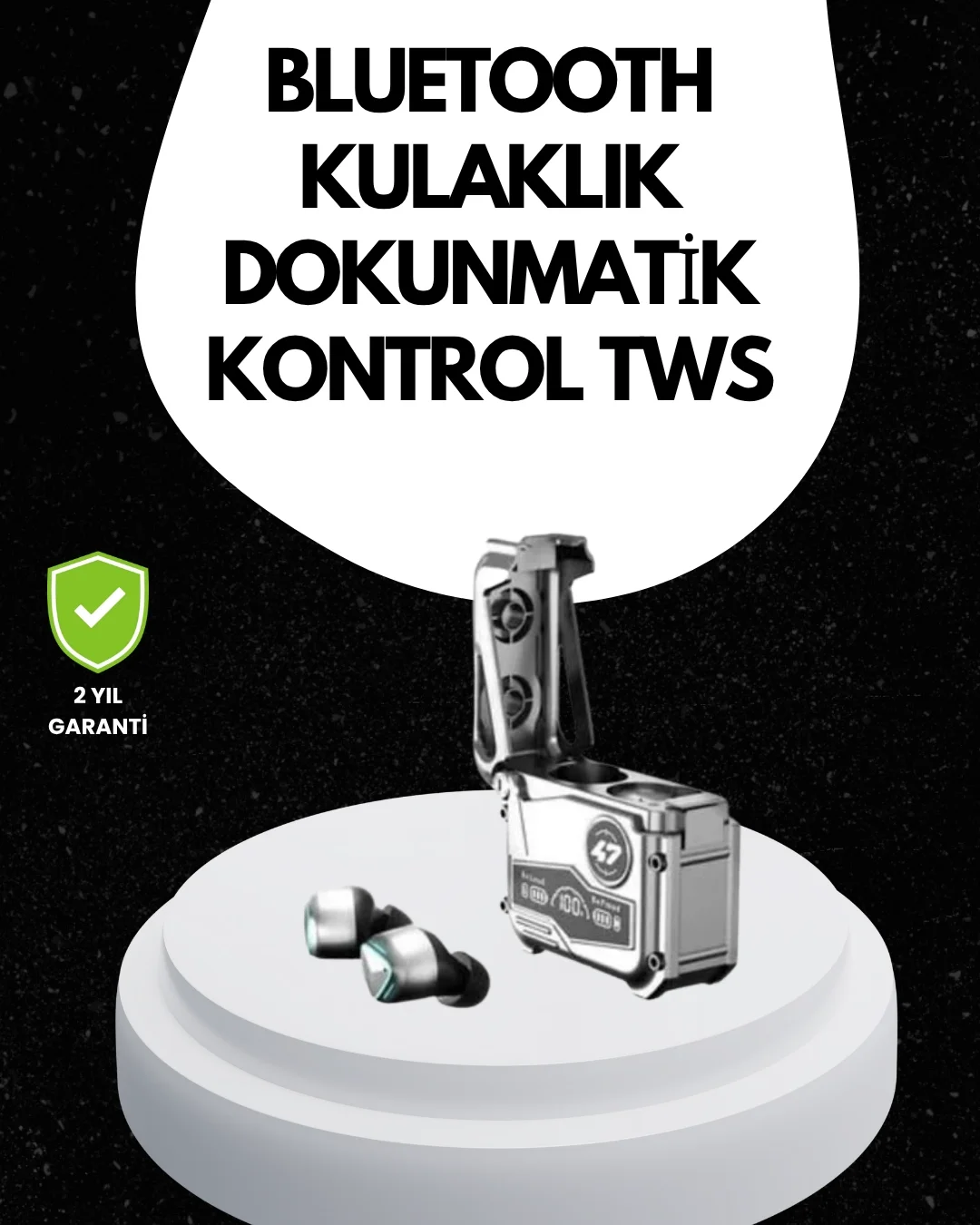 Suya Dayanıklı Kulak İçi Kablosuz Kulaklık – Ergonomik Tasarım ve