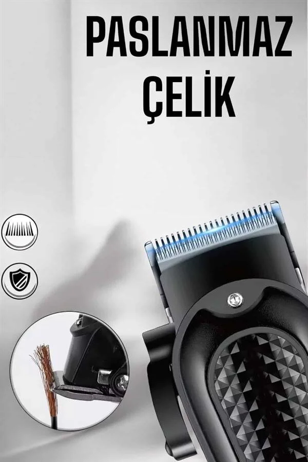 Suya Dayanıklı Tıraş Makinesi Keskin Bıçaklı Dijital Göstergeli Şarjlı Suya Dayanıklı Tıraş Makinesi Keskin Bıçaklı Dijital Göstergeli Şarjlı