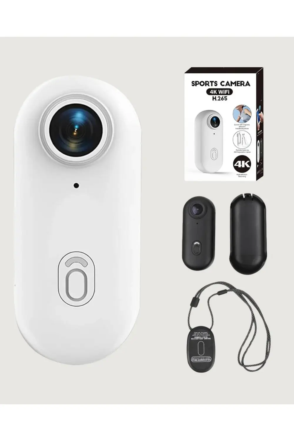 Suya ve Darbeye Dayanıklı Kompakt Spor Kamera 1080P