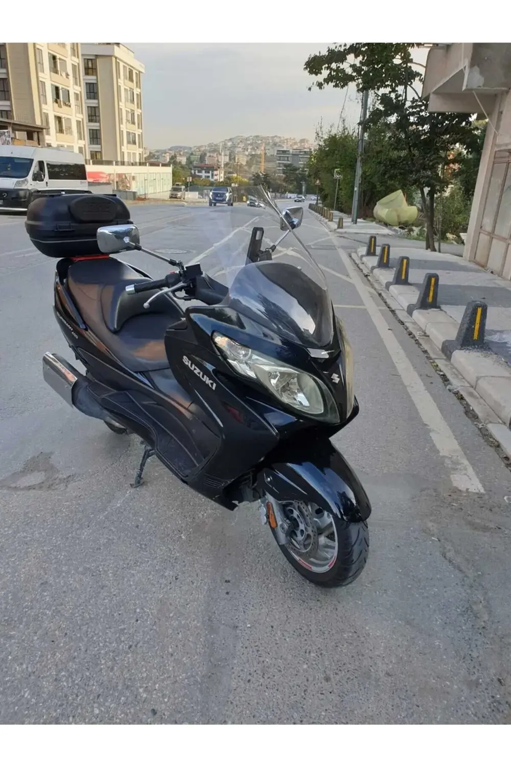Suzuki Burgman 400 K7 Ön Cam 2007-2015 Model 70cm Şeffaf Renkli 4