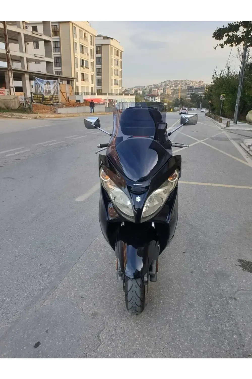 Suzuki Burgman 400 K7 Ön Cam 2007-2015 Model 70cm Füme Renkli 4mm